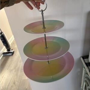 Pastel Tiered Serving Tray